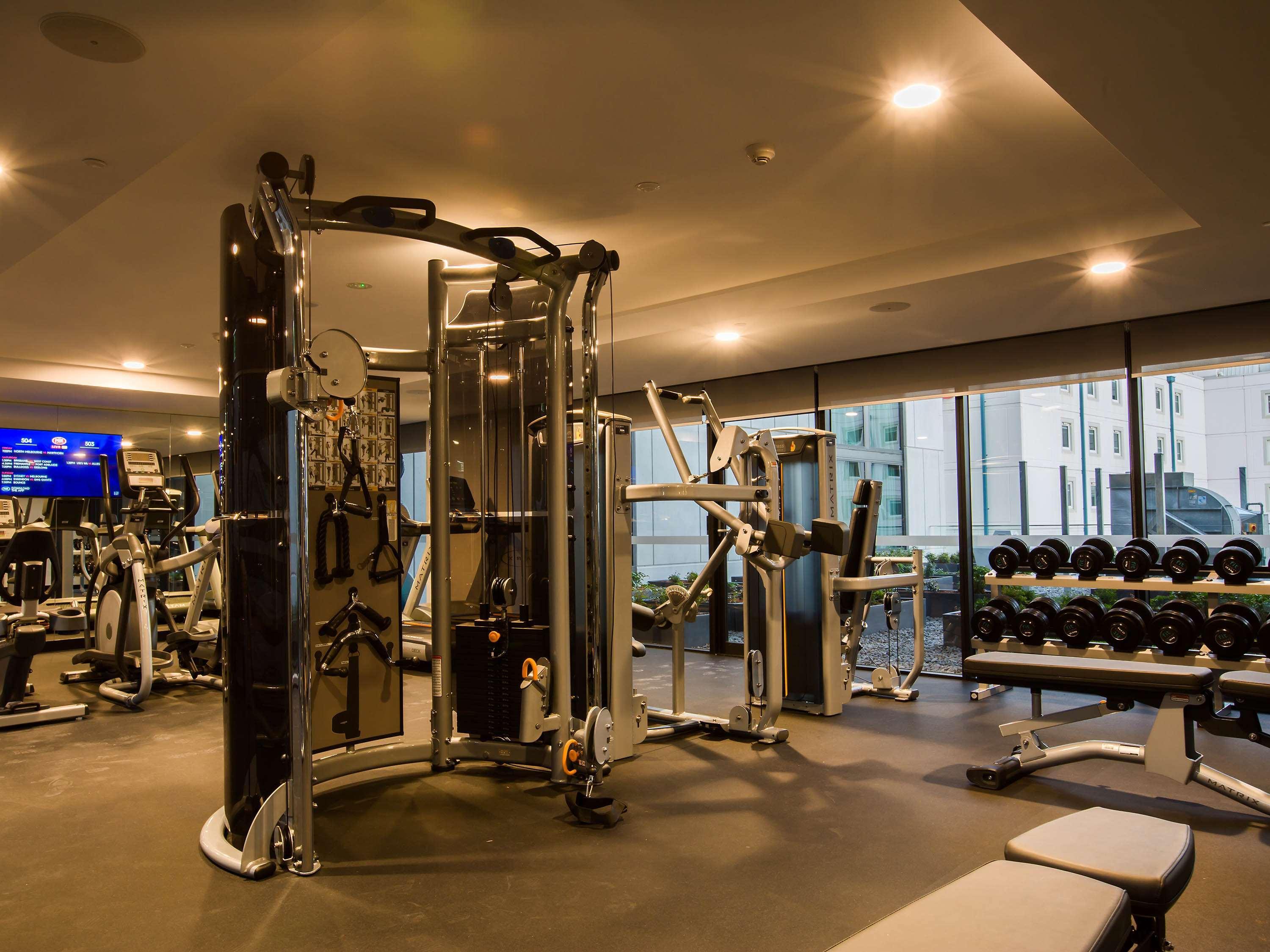 Pullman Sydney Airport Hotel Eksteriør billede The gym at the hotel